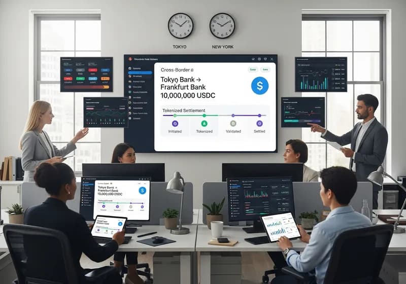 Cross-Border Tokenized Settlement: Revolutionizing International Asset Transfers - Illustration