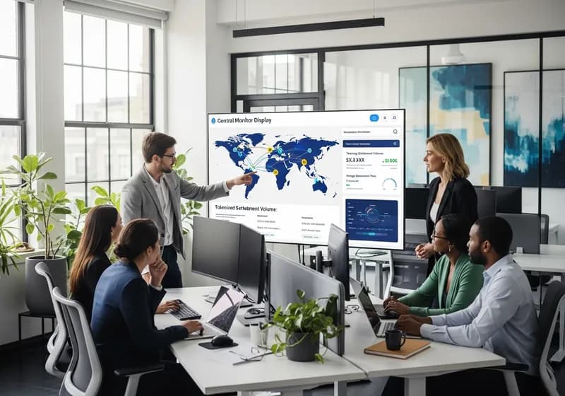 Cross-Border Tokenized Settlement: Revolutionizing International Asset Transfers - Illustration