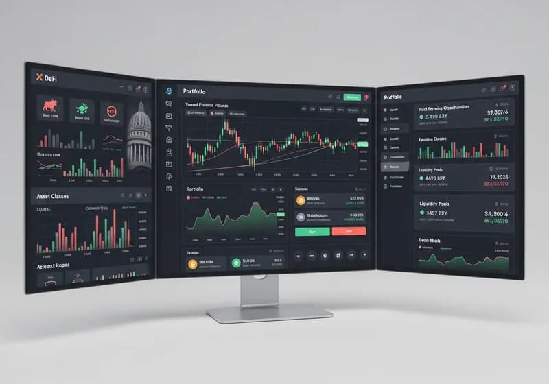 DeFi vs Traditional Finance: The Future of Asset Management - Illustration