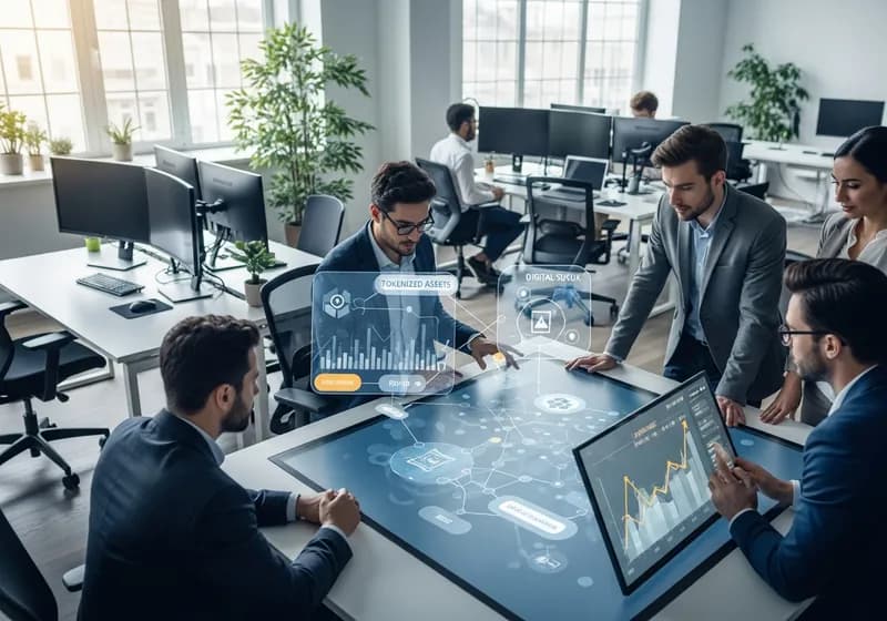 Tokenized Sukuk: The Future of Islamic Finance on Blockchain - Illustration