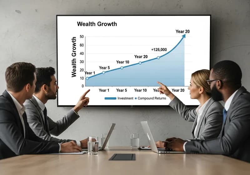 سود مرکب؛ قدرتمندترین نیروی سرمایه‌گذاری - Illustration