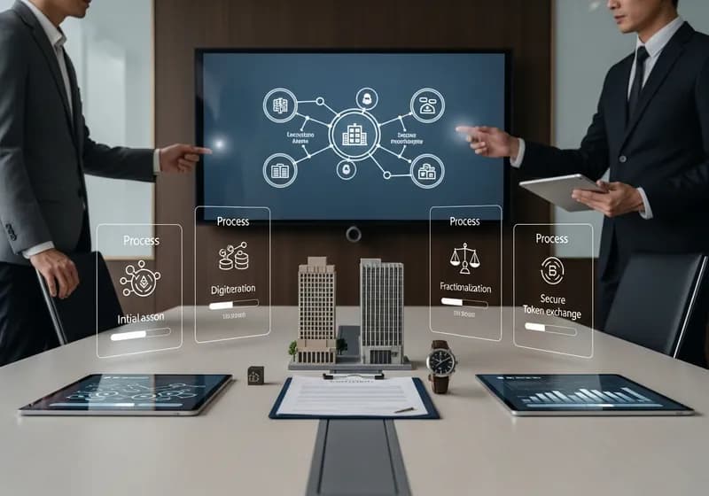 چگونه یک ملک خارجی به توکن قابل خرید تبدیل می‌شود؟ - Illustration