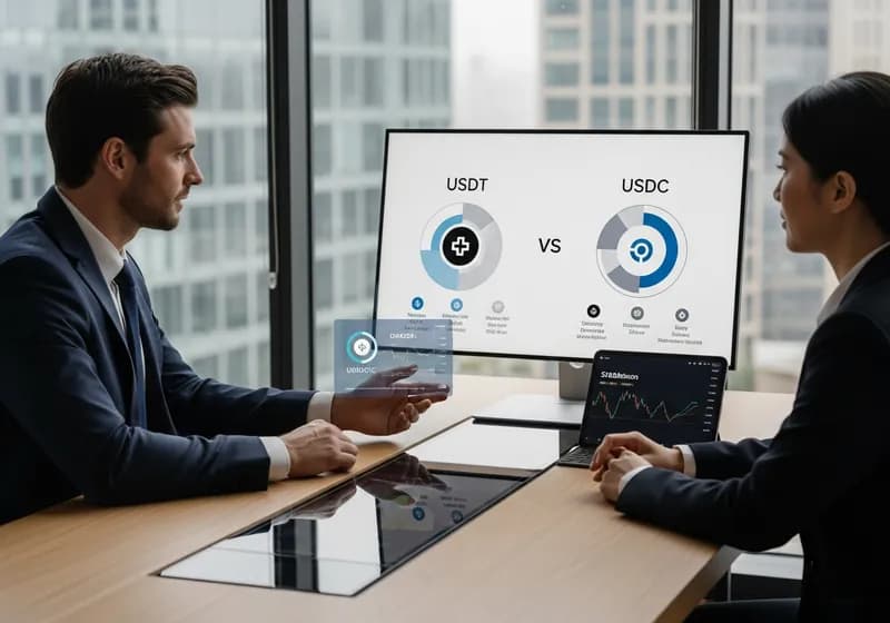 استیبل‌کوین چیست؟ راهنمای کامل USDT و USDC - Illustration