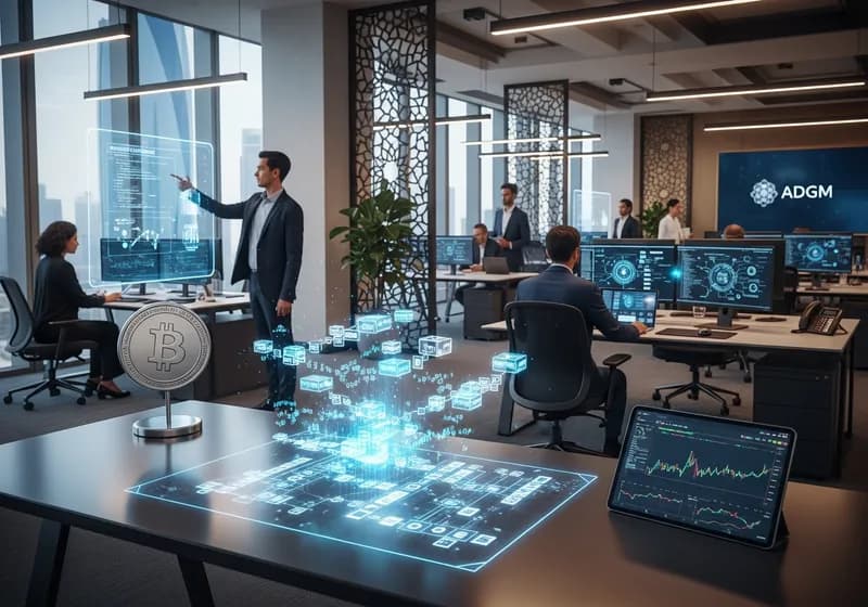 Abu Dhabi Digital Assets Market: UAE Leadership in Tokenization - Illustration