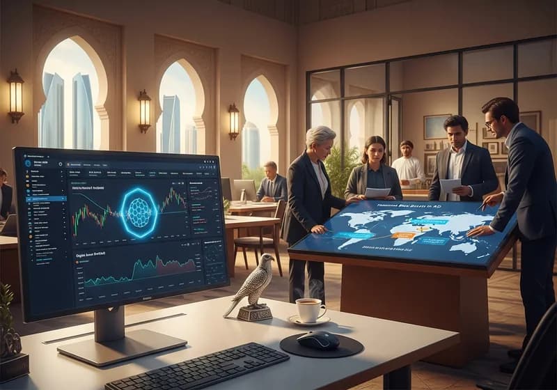 Abu Dhabi Digital Assets Market: UAE Leadership in Tokenization - Illustration