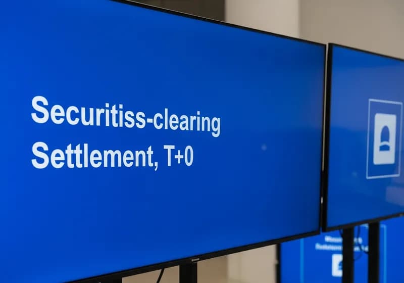 تسوية الأوراق المالية الرقمية: من T+2 إلى التسوية الفورية - Illustration