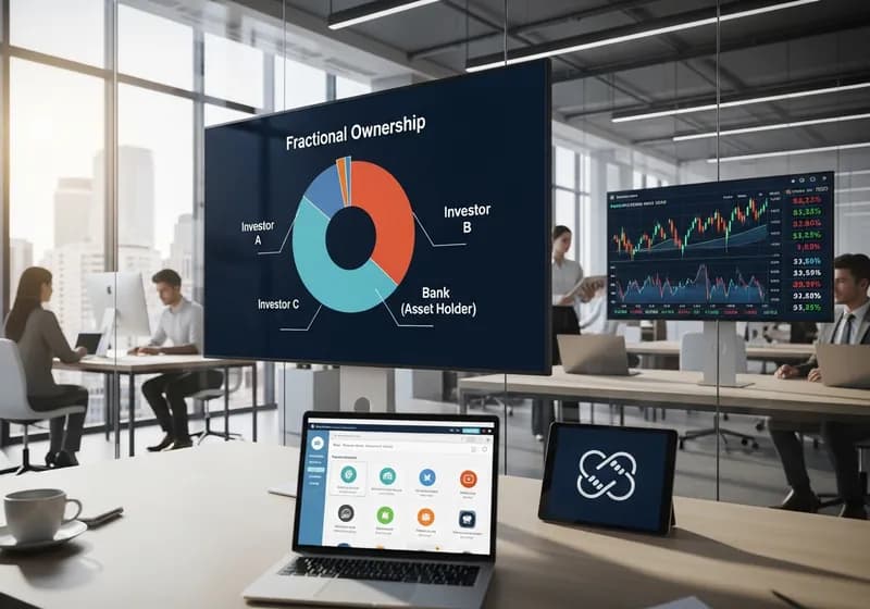 الملكية الجزئية للأصول البنكية: ديمقراطية الاستثمار المؤسسي - Illustration