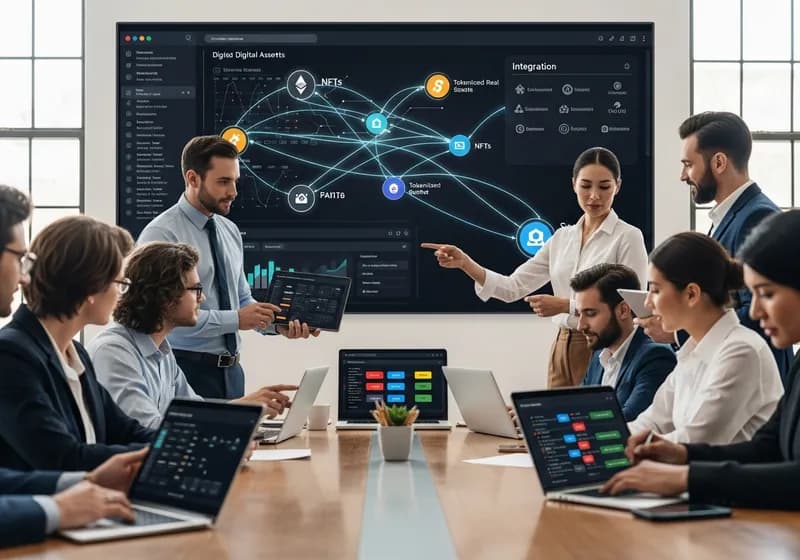 GCC Digital Assets Integration: Towards a Unified Market - Illustration