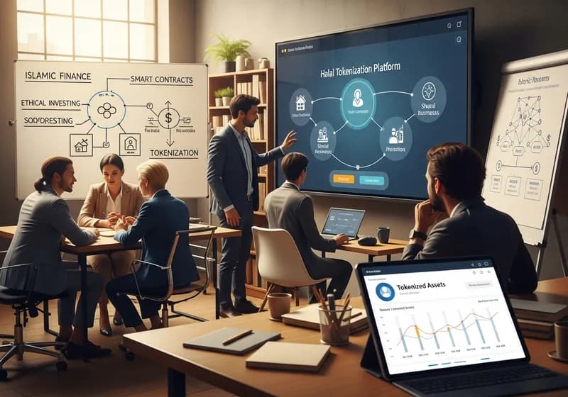 Halal Tokenization: Islamic Shariah Standards for Digital Assets - Illustration