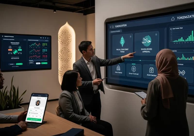 Halal Tokenization: Islamic Shariah Standards for Digital Assets - Illustration