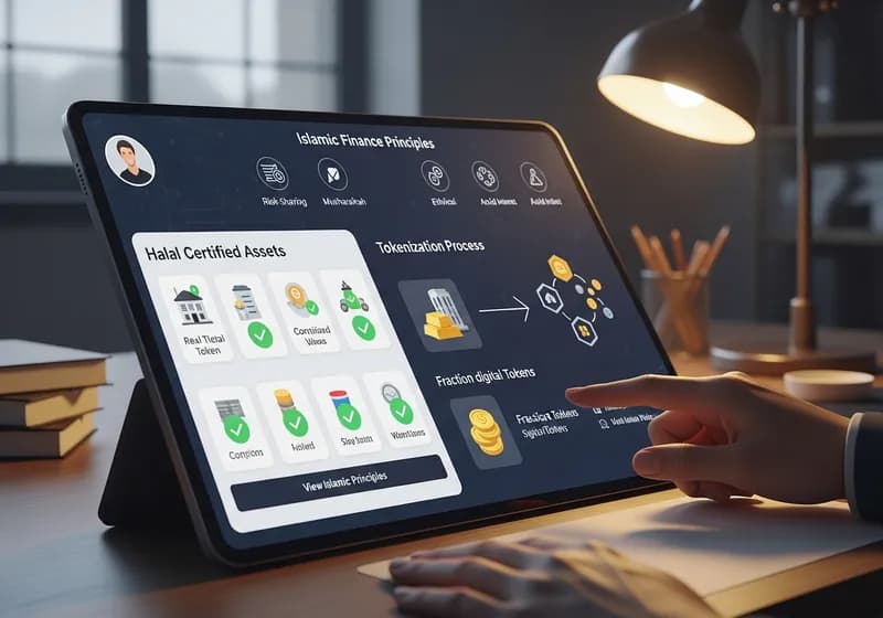 Halal Tokenization: Islamic Shariah Standards for Digital Assets - Illustration