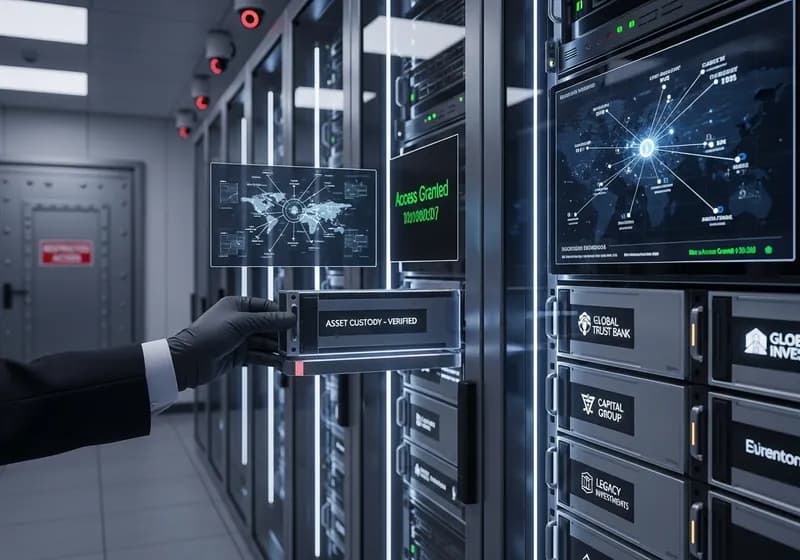 حلول الحفظ المؤسسية للأصول الرقمية: أمان على مستوى البنوك - Illustration