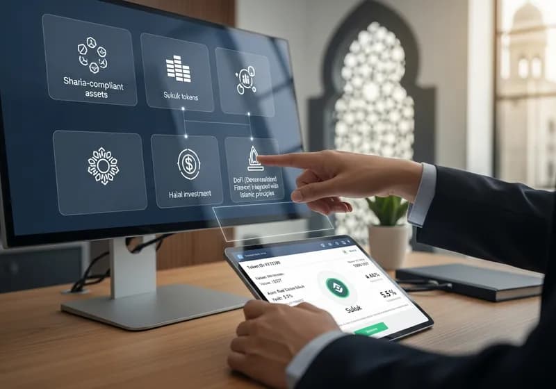 Islamic Finance Tokenization Glossary: 50+ Essential Terms - Illustration