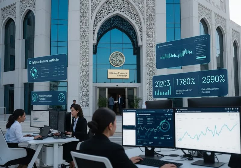 Islamic Finance and Fintech: The Future of Halal Financial Services - Illustration