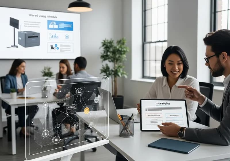 Tokenized Murabaha and Ijara: Islamic Finance on Blockchain - Illustration