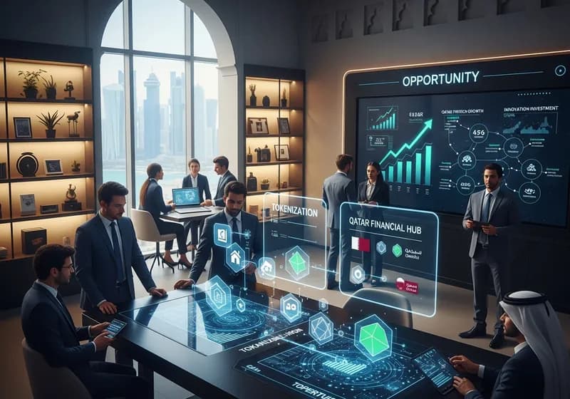 Qatar Tokenization Opportunity: QFC Framework Guide - Illustration