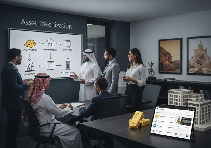 Saudi Asset Tokenization and Vision 2030: Digital Financial Transformation - Illustration