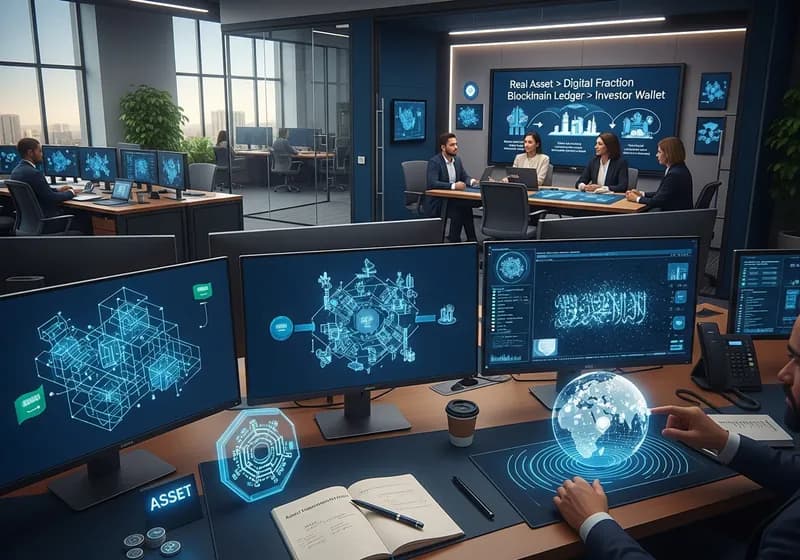 Saudi Asset Tokenization and Vision 2030: Digital Financial Transformation - Illustration