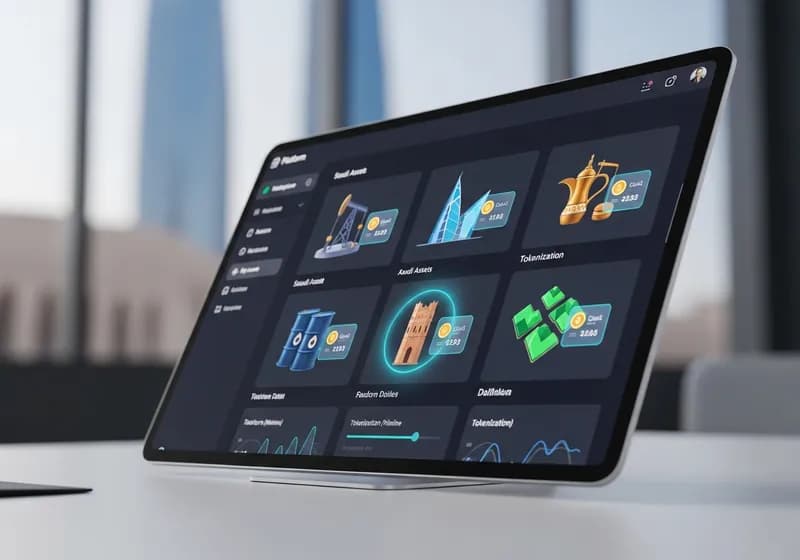 Saudi Asset Tokenization and Vision 2030: Digital Financial Transformation - Illustration