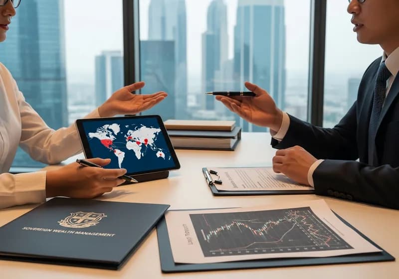 Sovereign Wealth Funds and Blockchain: The Future of Wealth Management - Illustration