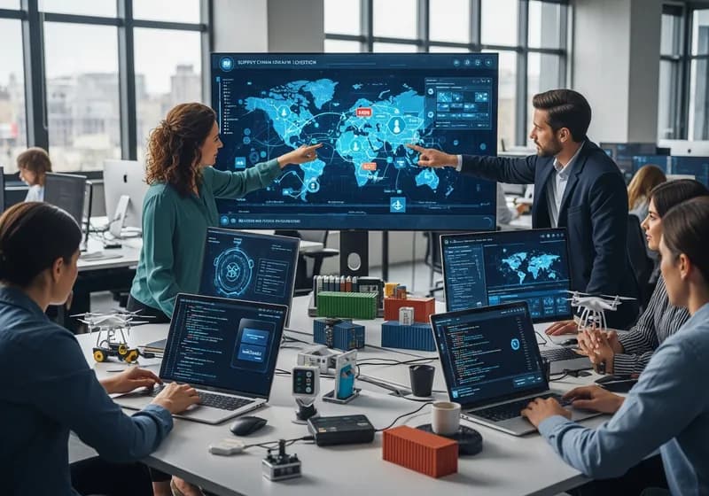 ترميز سلاسل التوريد: شفافية وكفاءة غير مسبوقة - Illustration