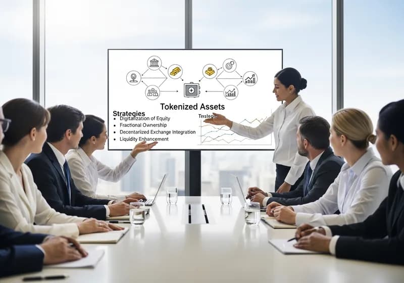 Tokenized Asset Exit Strategies: Liquidity & Returns - Illustration