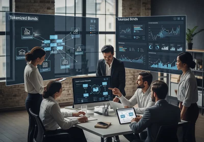 السندات المرمزة: مستقبل التمويل المؤسسي - Illustration