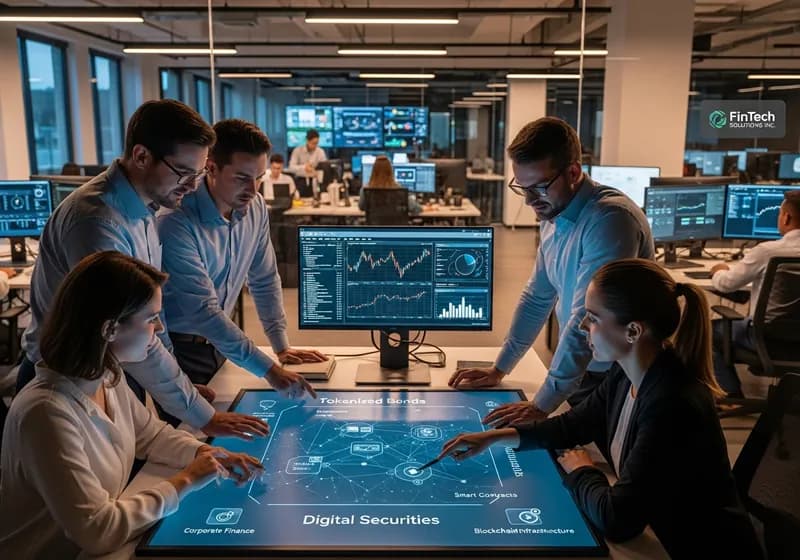 السندات المرمزة: مستقبل التمويل المؤسسي - Illustration