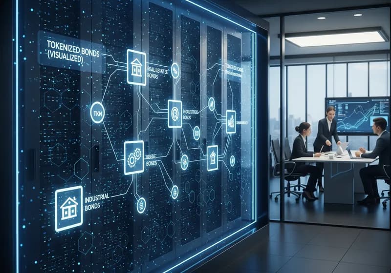 السندات المرمزة: مستقبل التمويل المؤسسي - Illustration