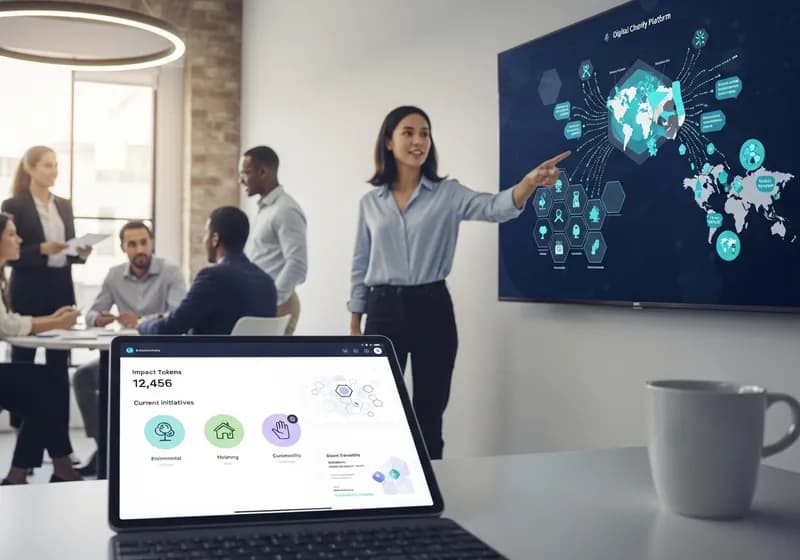 Tokenized Waqf: Digital Charity and the Future of Islamic Giving - Illustration