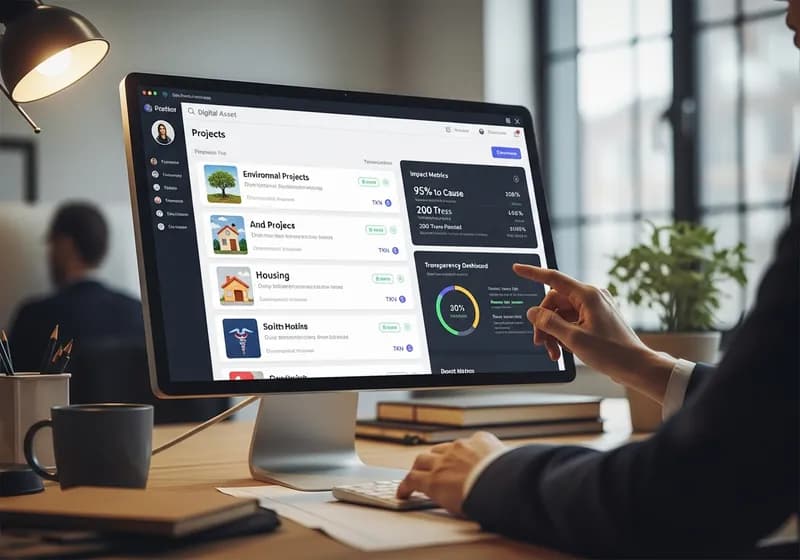 Tokenized Waqf: Digital Charity and the Future of Islamic Giving - Illustration