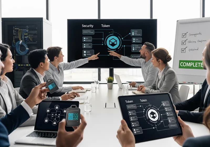 What is a Security Token? Complete Guide to Digital Securities - Illustration