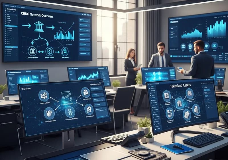 CBDCs vs Tokenized Assets: The Inevitable War for Monetary Control - Illustration