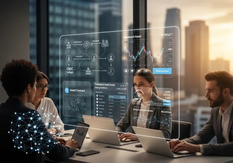 CBDCs vs Tokenized Assets: The Inevitable War for Monetary Control - Illustration