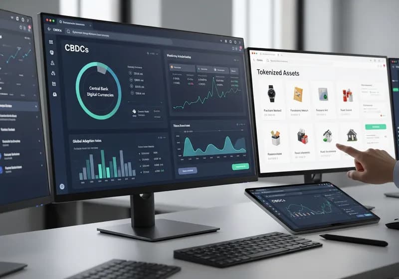 CBDCs vs Tokenized Assets: The Inevitable War for Monetary Control - Illustration