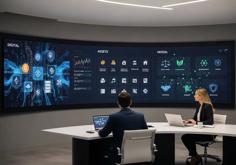 Digital Assets, Moral Collapse, or Economic Justice? The Hidden Philosophy of Tokenization - Illustration