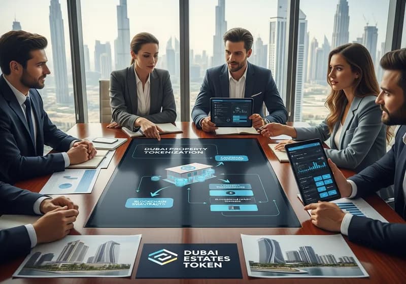 Real Estate Tokenization in Dubai: Regulatory Guide & Opportunities - Illustration