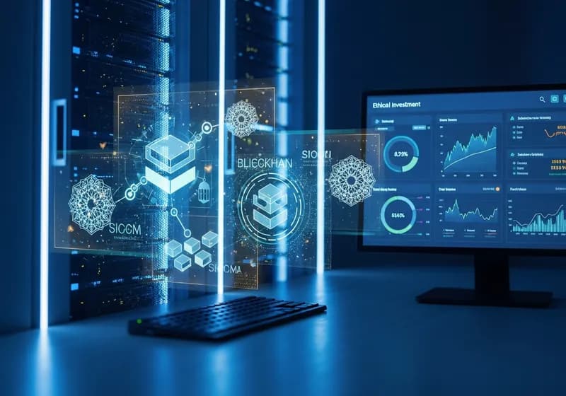 Islamic Finance & Blockchain: Shariah-Compliant Tokenization for GCC - Illustration