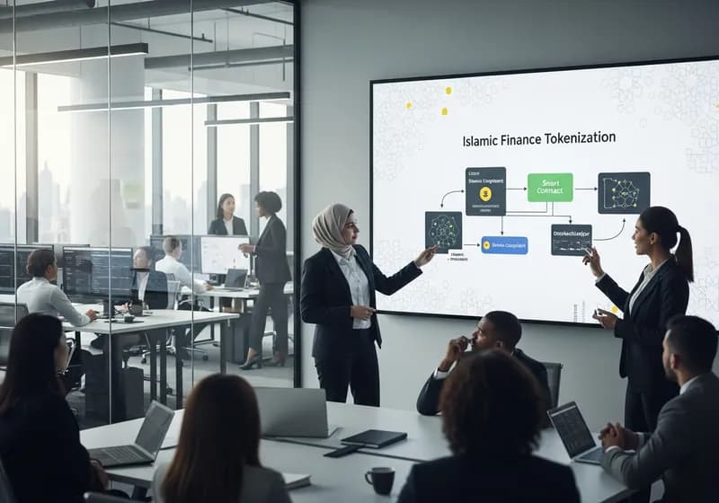 Islamic Finance Tokenization Glossary: 50+ Essential Terms - Illustration