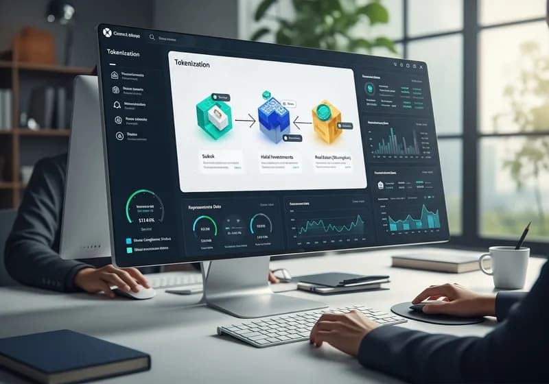 Islamic Finance Tokenization Glossary: 50+ Essential Terms - Illustration