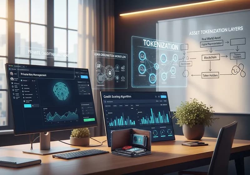 Private Credit Tokenization: Access to Alternative Lending - Illustration