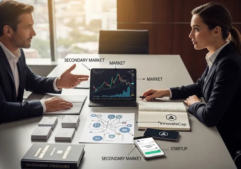 Secondary Market for Startup Equity Tokens - Illustration