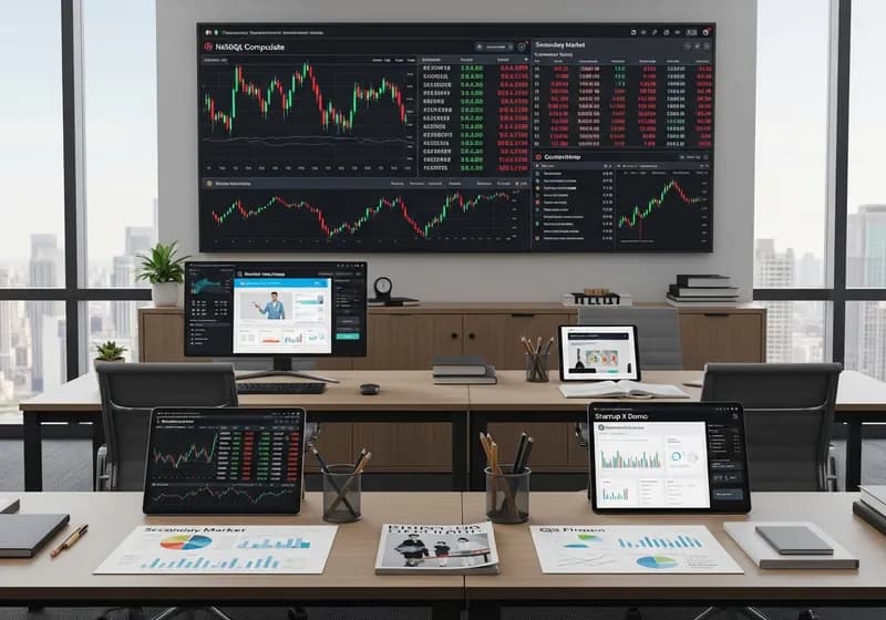 Secondary Market for Startup Equity Tokens - Illustration