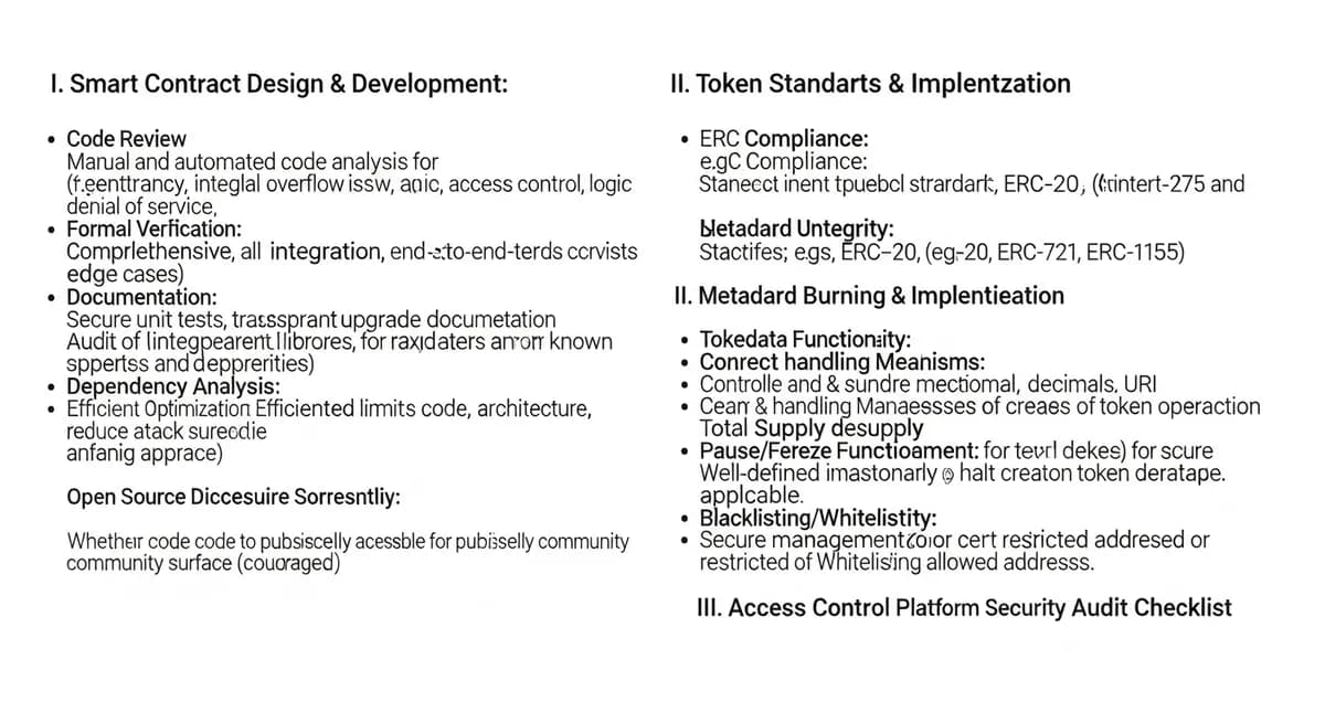 Smart Contract Security Audit Checklist for Tokenization