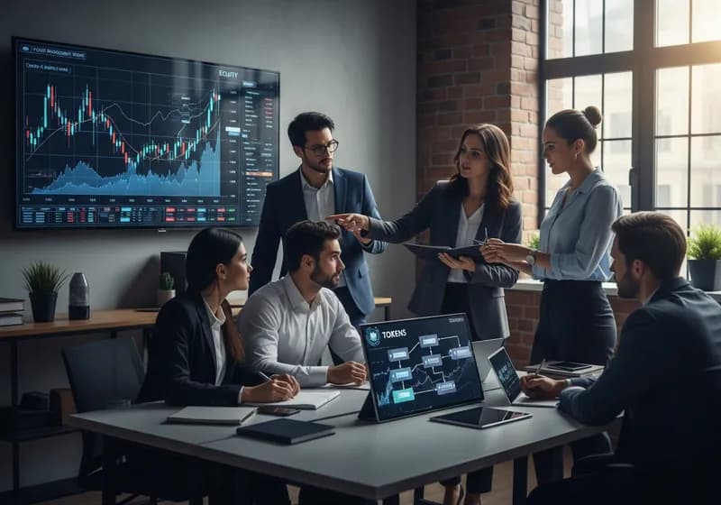 Startup Equity Tokenization: The Future of Fundraising - Illustration