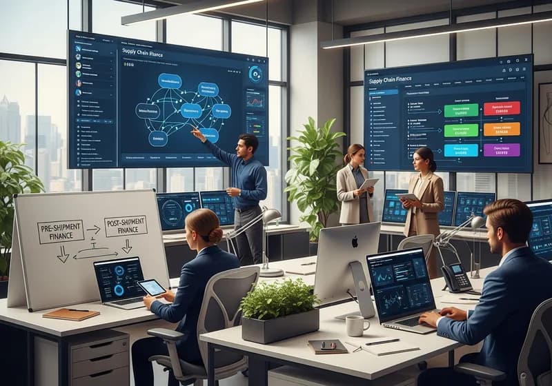 Supply Chain Finance Through Asset Tokenization - Illustration