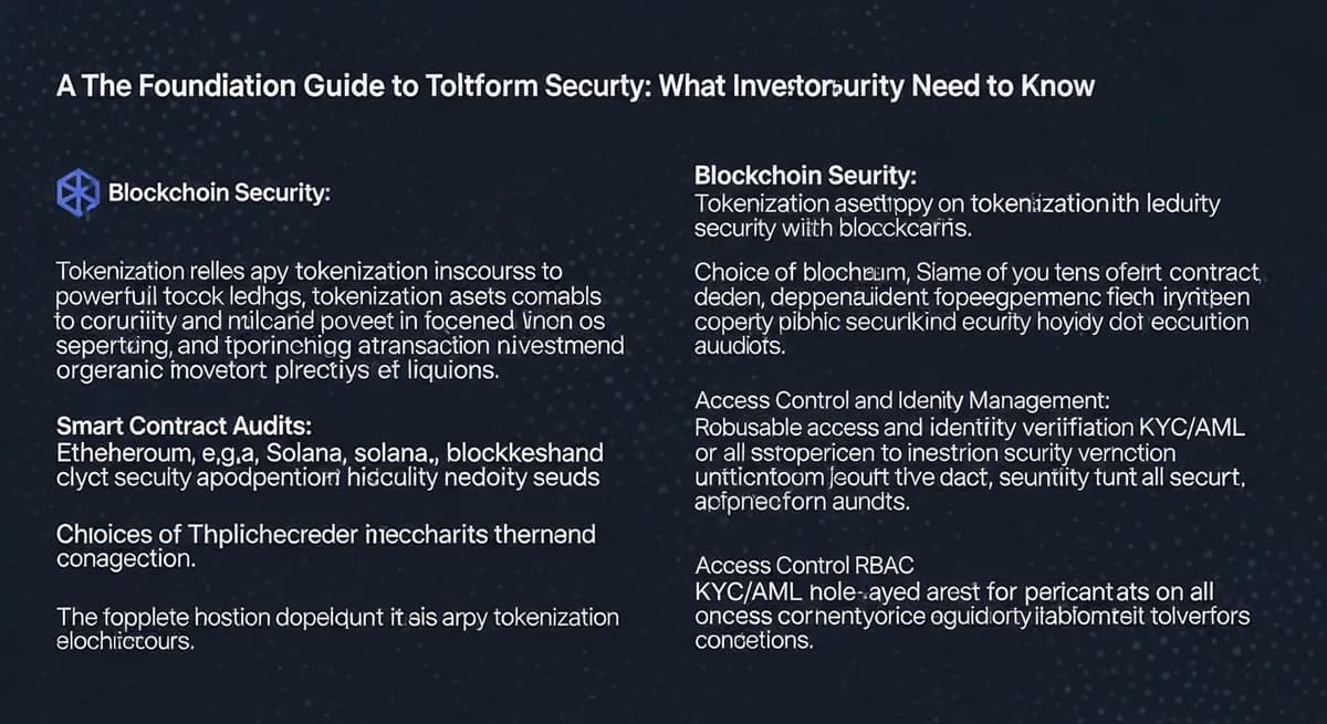 Tokenization Platform Security: What Investors Need to Know