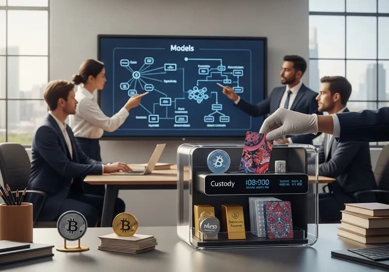 Custody Models in Tokenization Platforms: Self, Third-Party & Hybrid Solutions - Illustration