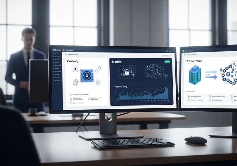 Custody Models in Tokenization Platforms: Self, Third-Party & Hybrid Solutions - Illustration