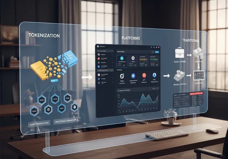 Tokenization Platforms vs Traditional Finance Infrastructure: Who Wins? - Illustration